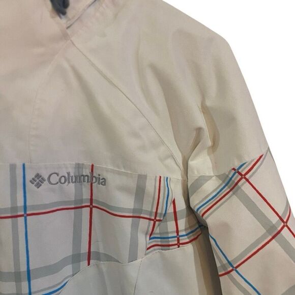 Columbia Women’s Omni Tech Jacket Bugaboo white red size small - Picture 4 of 5